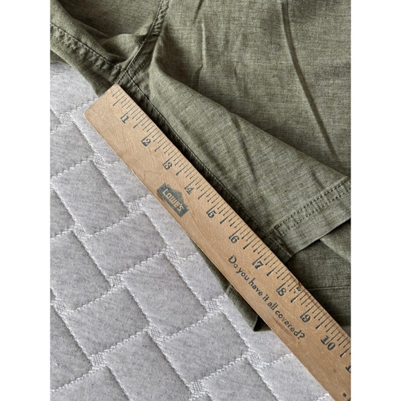 PrAna Shorts Mens 32 Green Hemp Stretch Cargo Travel Pockets Summer Gorpcore - Picture 5 of 6